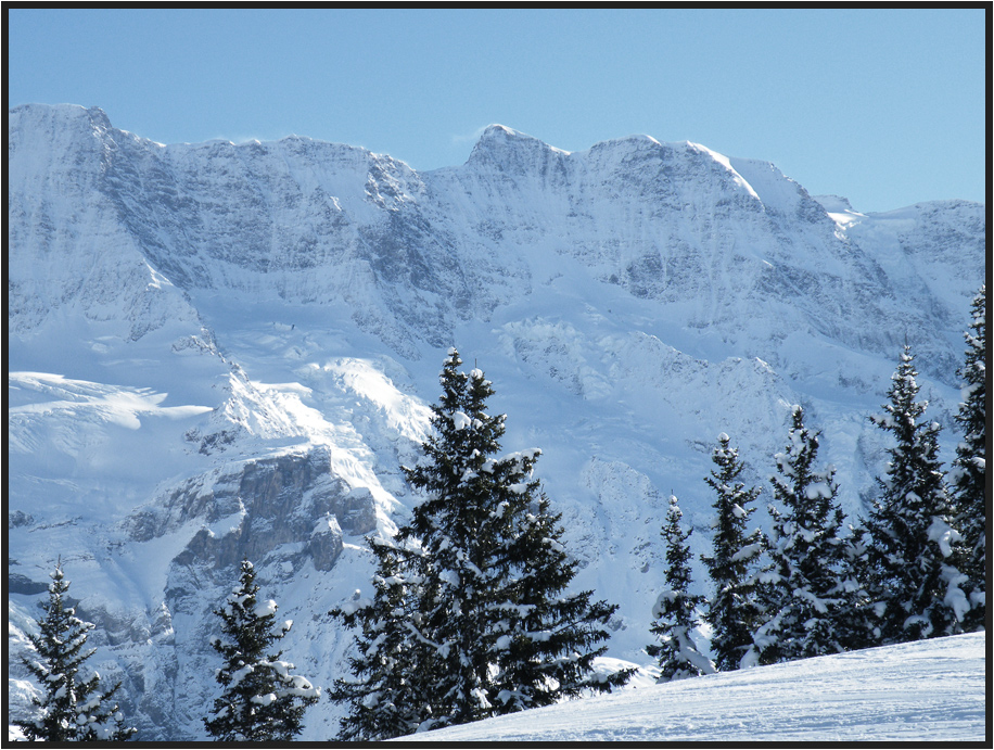 Noch immer Winter in den Bergen...