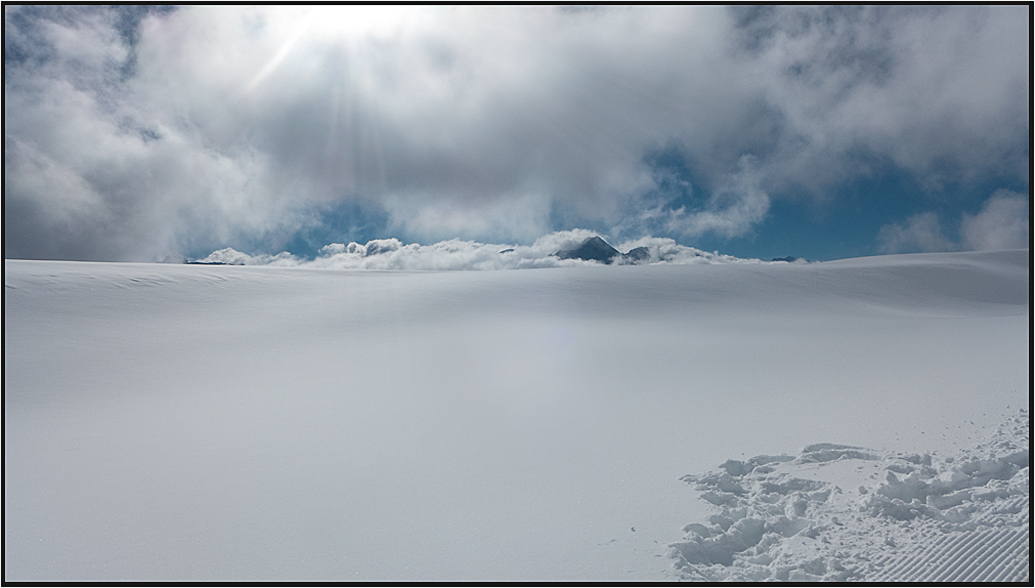 Noch ist unberührt der Schnee....