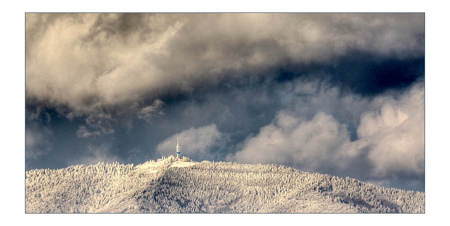 Noch ist Winter am Hochblauen