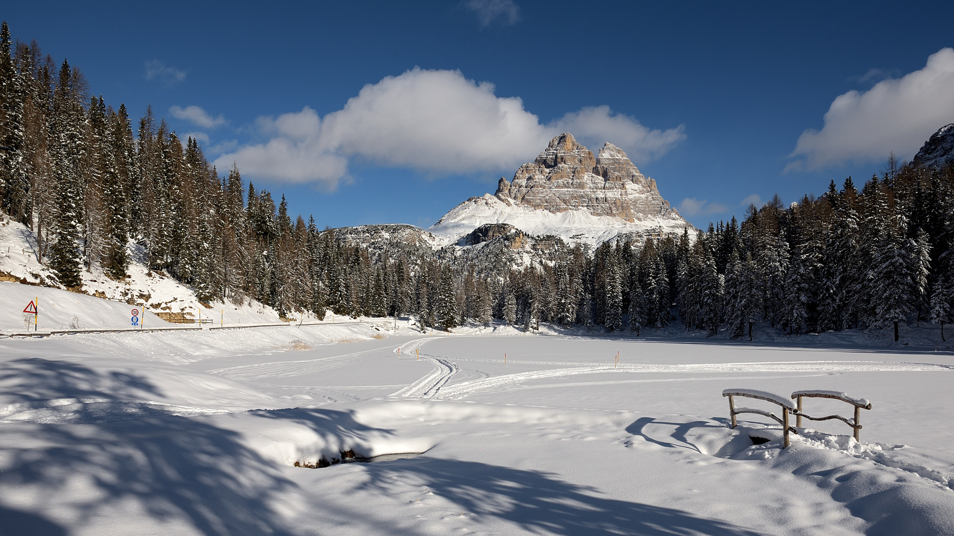 Noch ist Winter, Wintertraumland Dolomiten. Wünche euch einen guten Wochenstart.