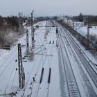 noch liegen die vielen Gleise im Bahnhof Geseke