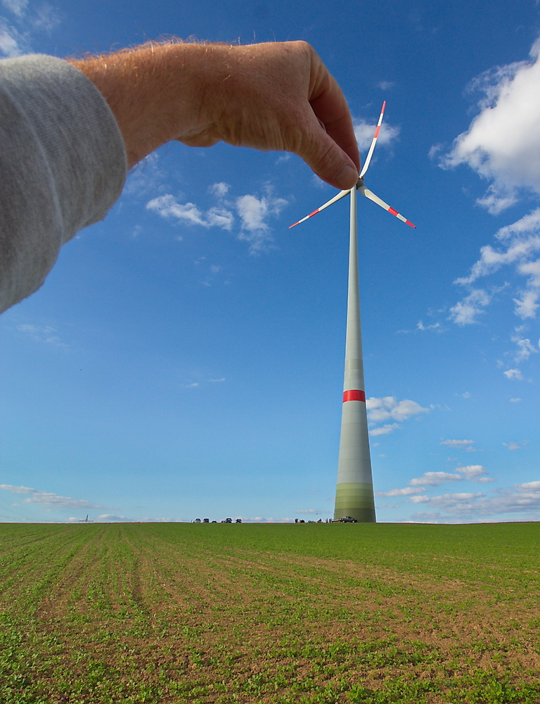 Noch mal den Rotor fürs Foto ausrichten!!!!!