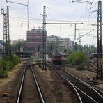 Noch mal ein Blick zurück zum Bahnhof München Ost