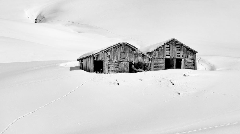 noch mal eine Hütte….