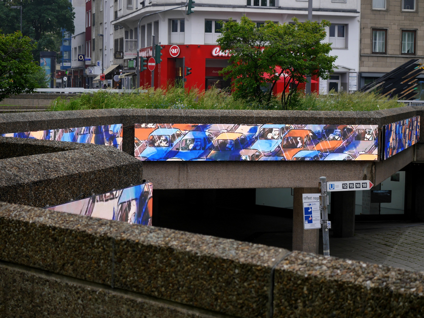 Noch mal "Fries TV" -  Ebertplatz Köln