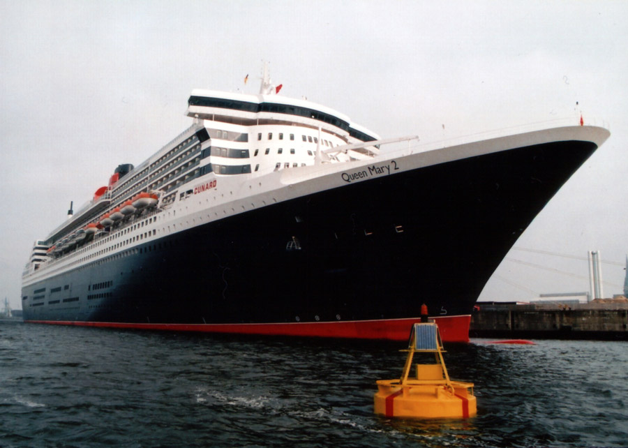 noch mal glück gehabt Queen Mary 2