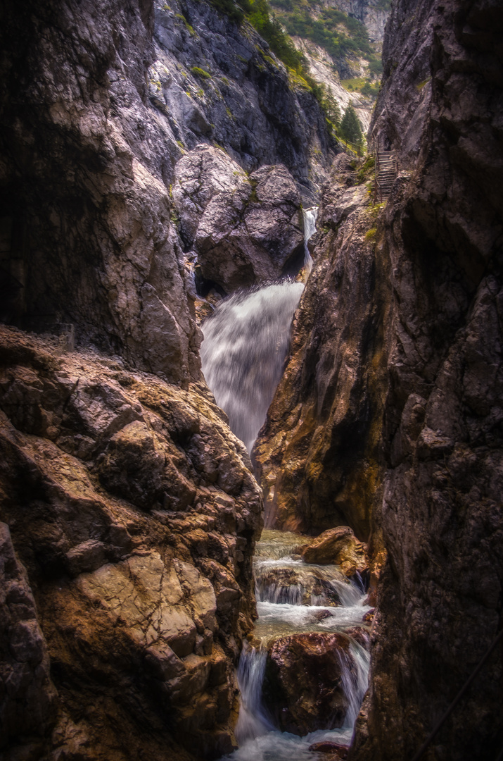 ....noch mal in der Höllental Klamm....