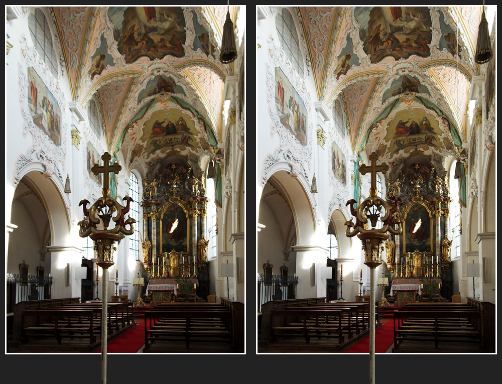 Noch mal St. Zeno in Markt Isen [3D] Foto & Bild stereoskopische