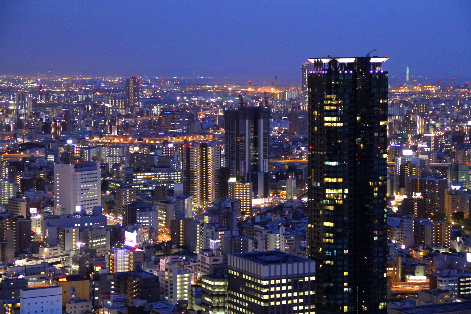 ..noch mehr Osaka zur blauen Stunde...