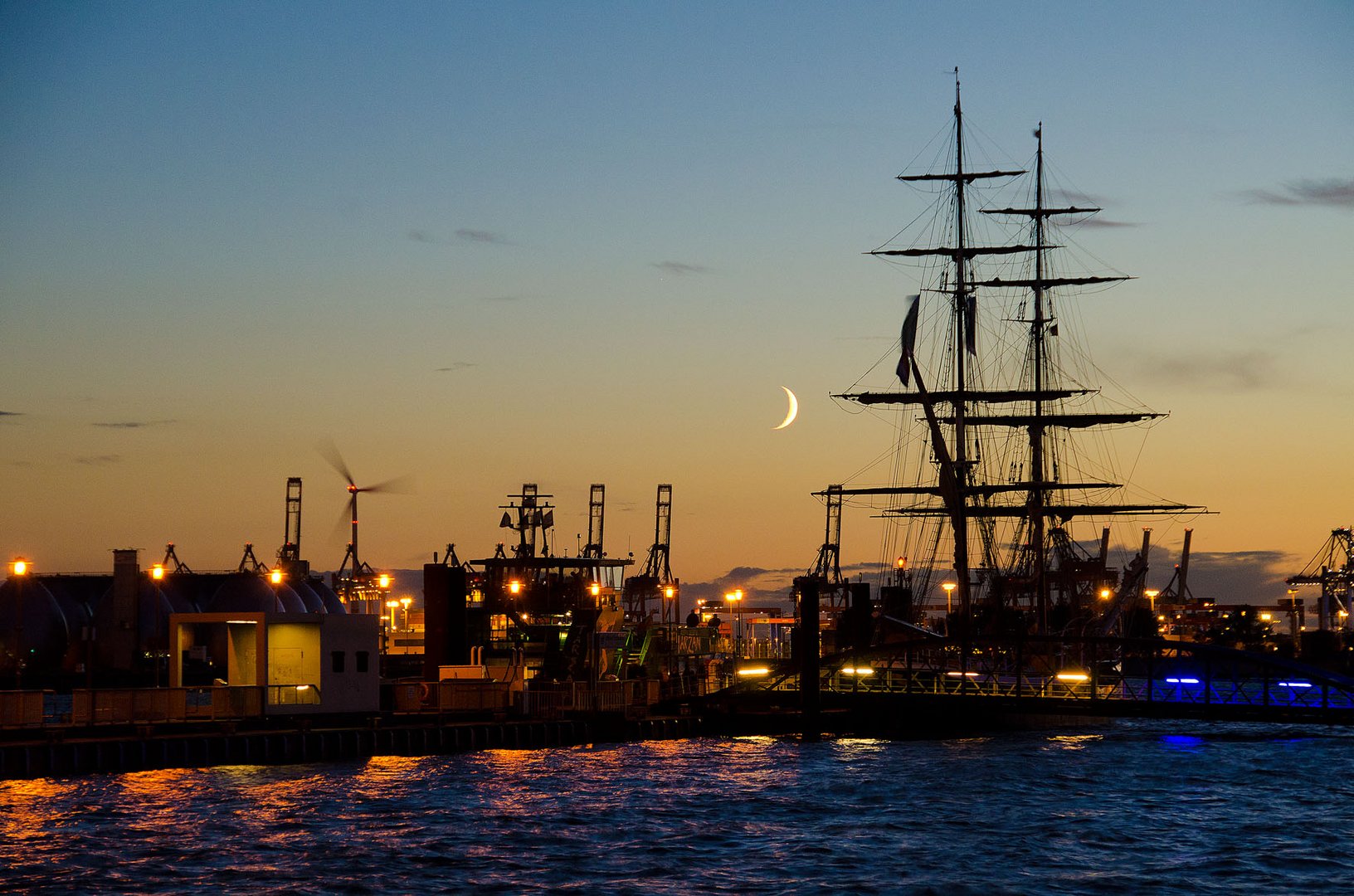 Noch 'ne Postkarte vom Hamburger Hafen