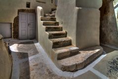 Noch 'ne Treppe in Emporio, Santorin