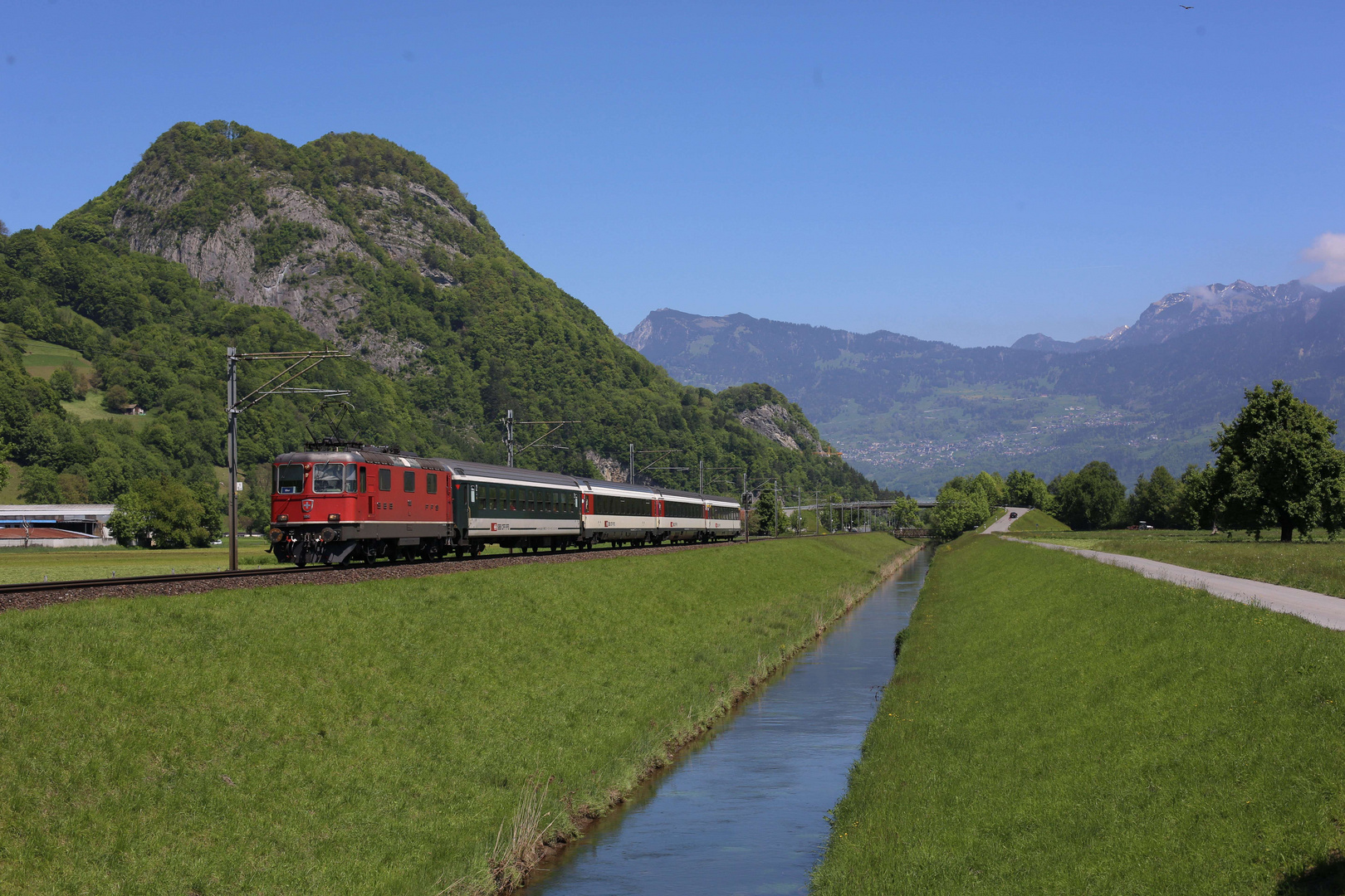 Noch-Planverkehr im Rheintal (2)