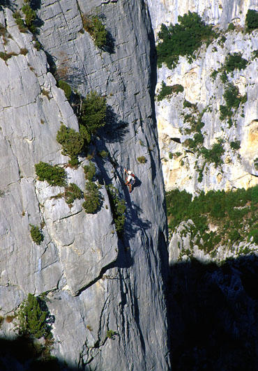 Noch so ein verrückter in Verdon .