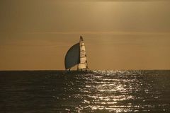 Noch spät (21.30 Uhr) auf der Nordsee unterwegs