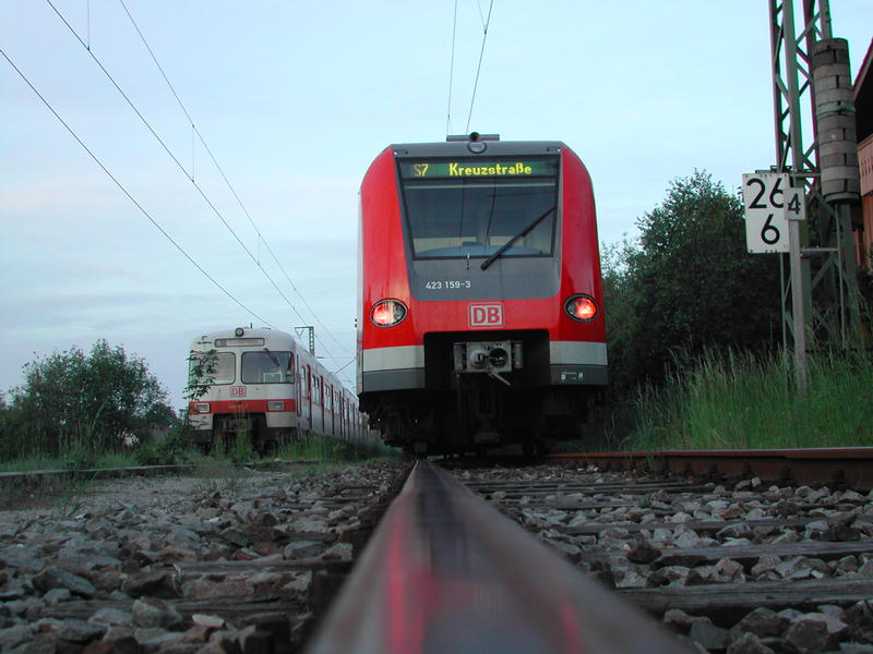 noch steht sie, die S-Bahn