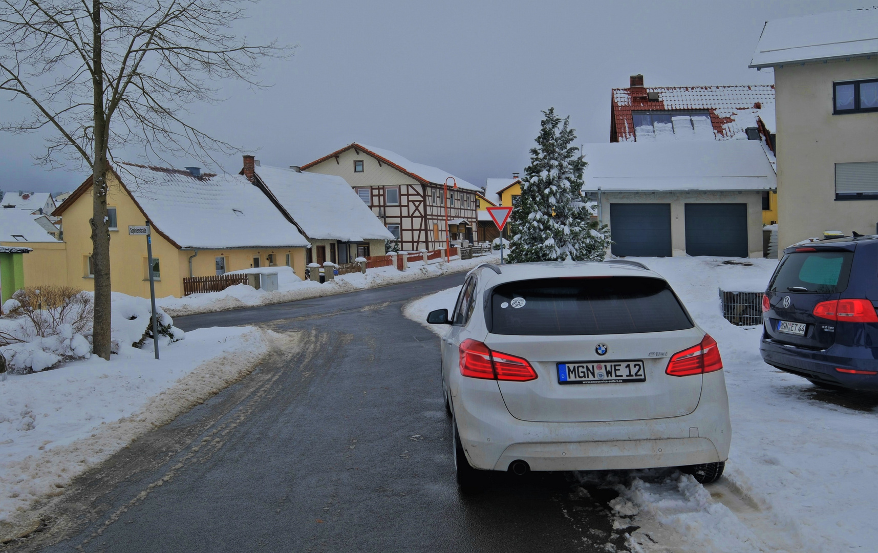 noch viel Schnee in Frankenheim...