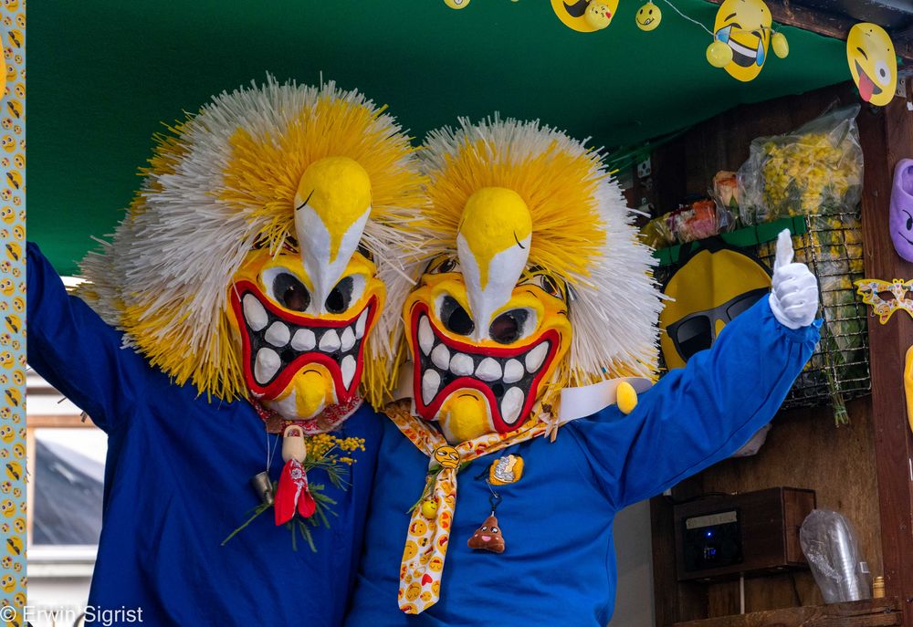 Noch zwei Waggis bei der Basler Fasnacht 2023