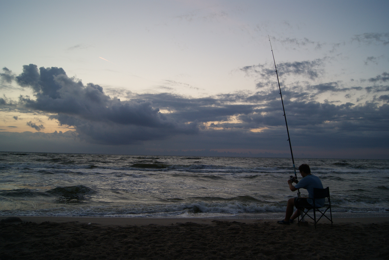 Noche de pesca.