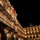 Noche en la Plaza Mayor de Salamanca