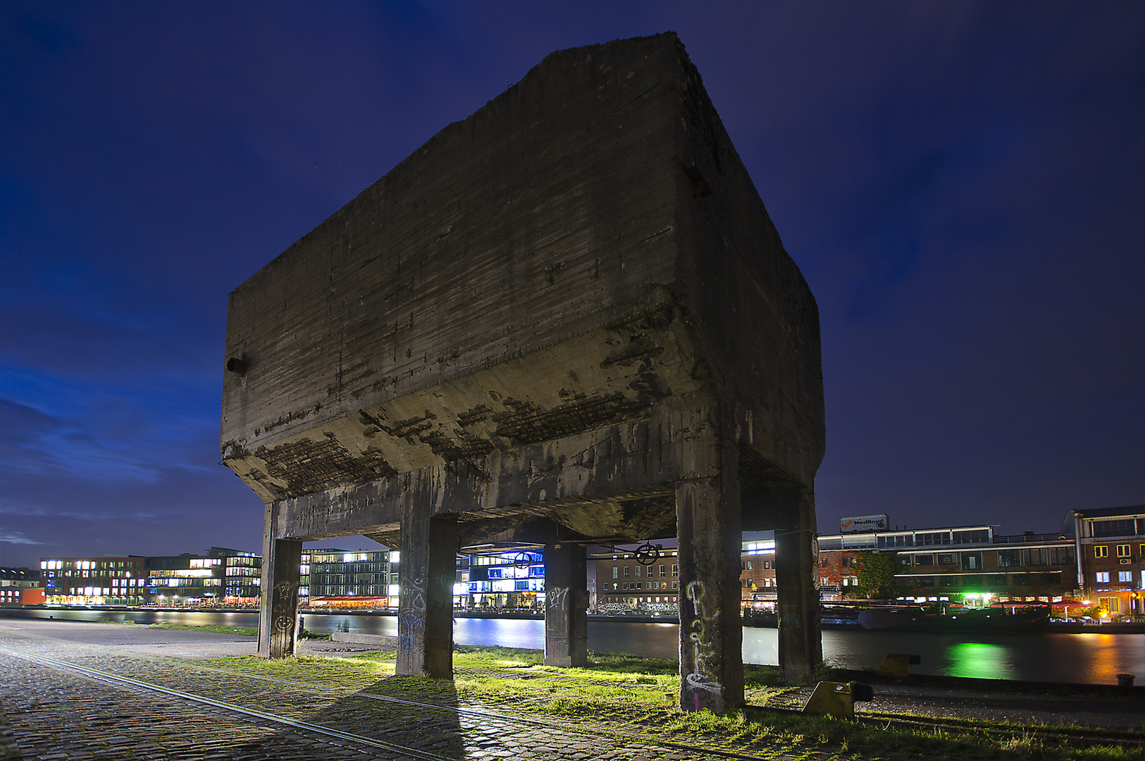 Nochmal der Elefant am Münster-Hafen