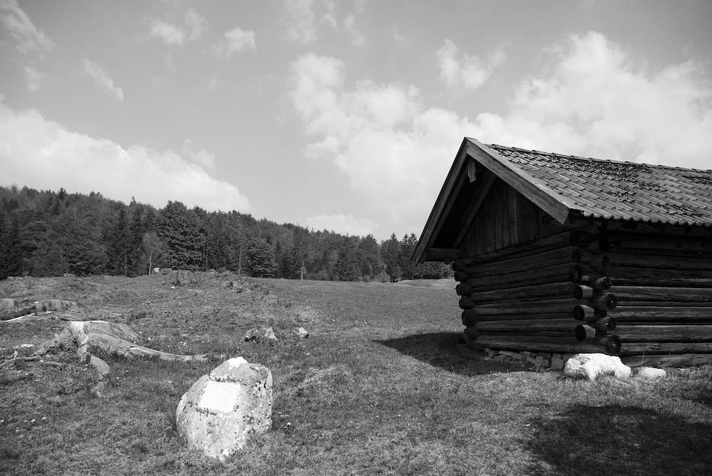 Nochmal die Einsame Hütte in Mittenwald