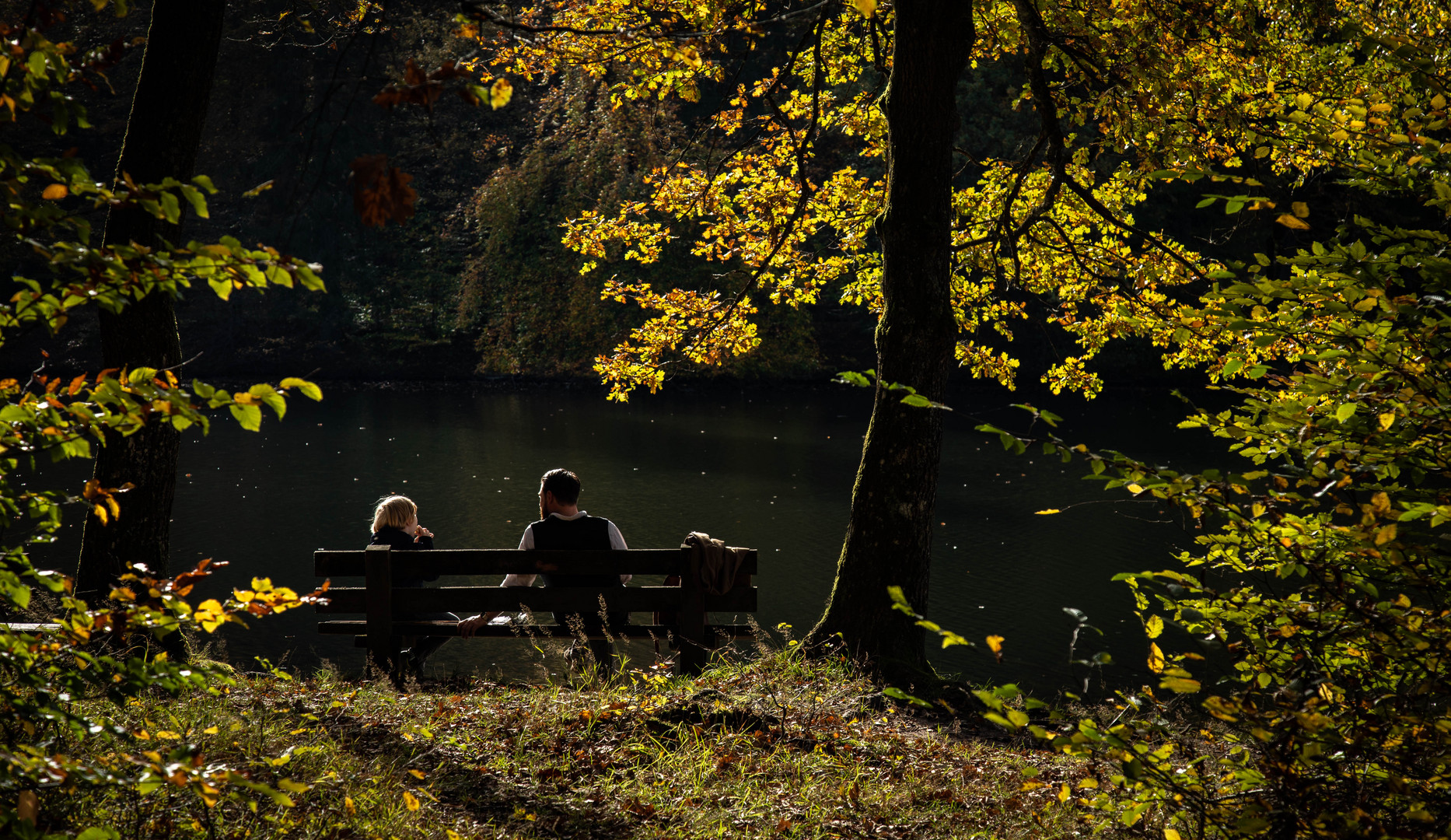 Nochmal die warme Herbstsonne genießen