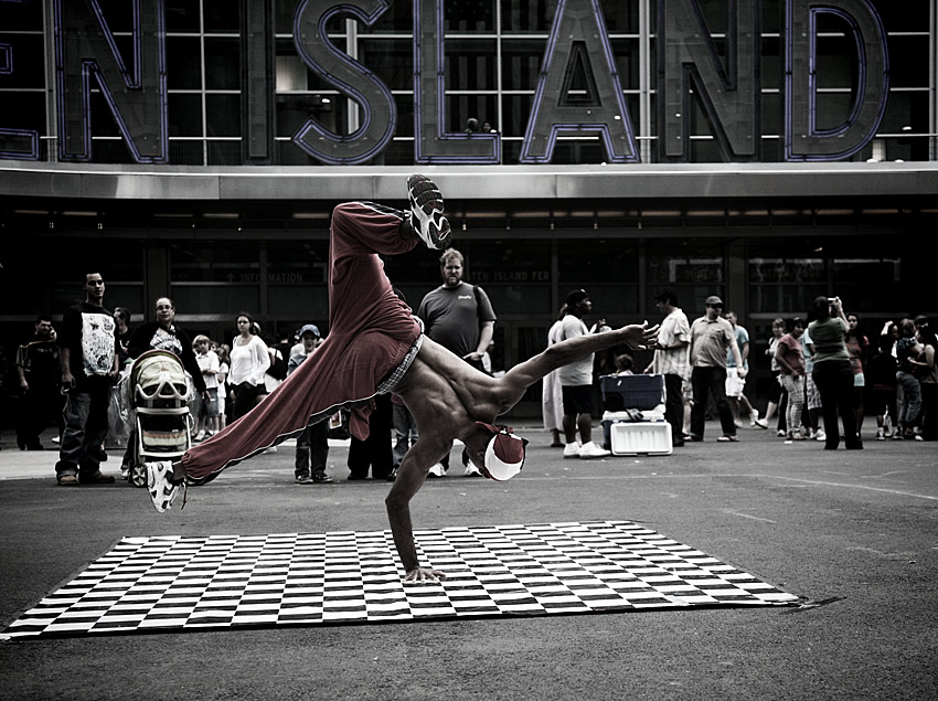 Nochmal ein Breakdancer in New York City