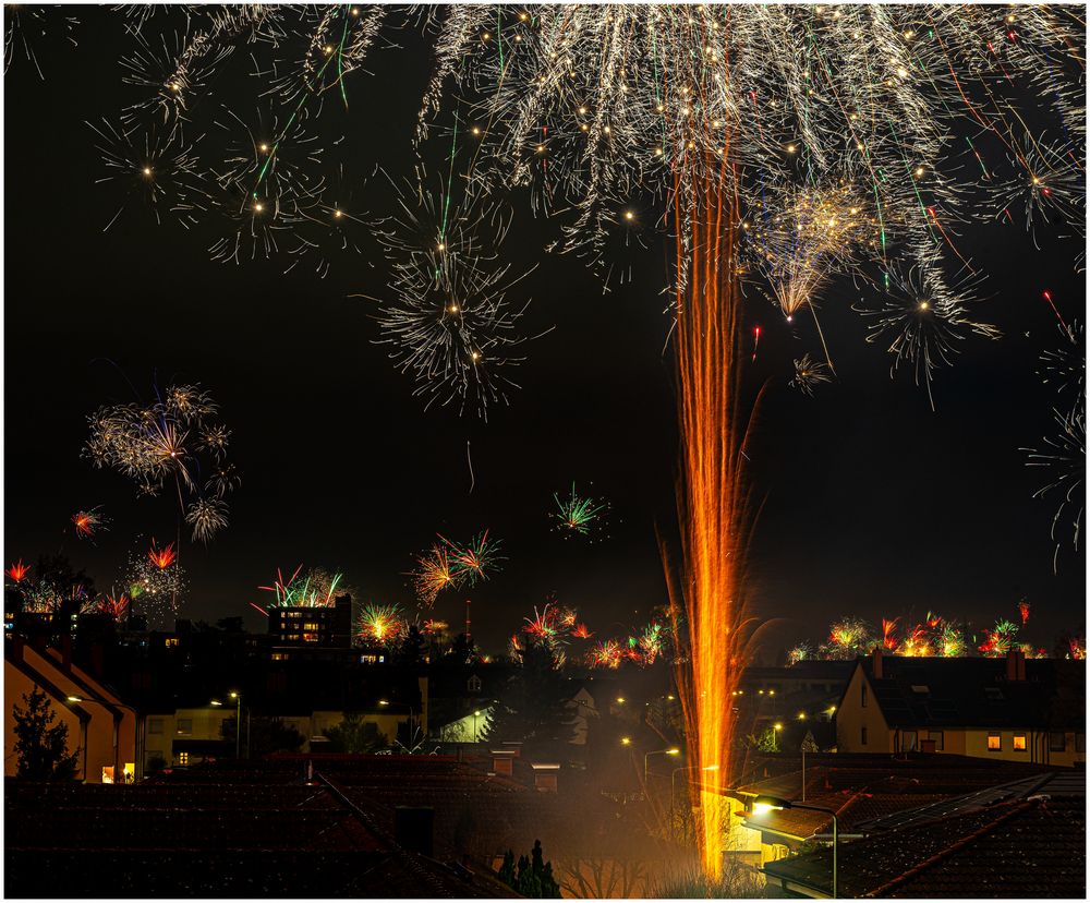 Nochmal etwas Feuerwerk !