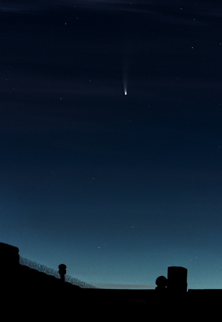 Nochmal Komet Neowise über Marburg