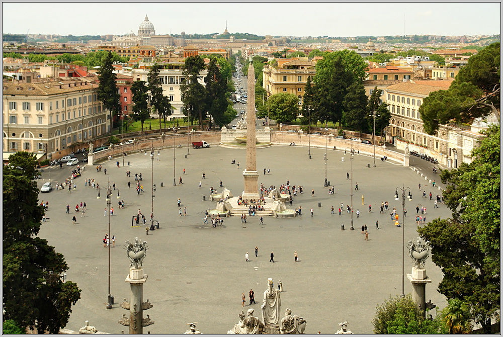 Nochmal Piazza del Popolo...