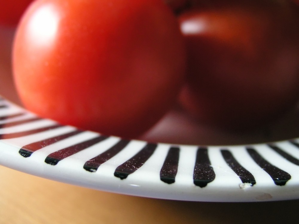 nochmal tellerrand mit tomate