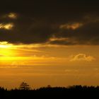 nochmal Waldenburg bei Sonnenuntergang