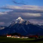 Nochmals der Blick von Hopferau / Ostallgäu ...