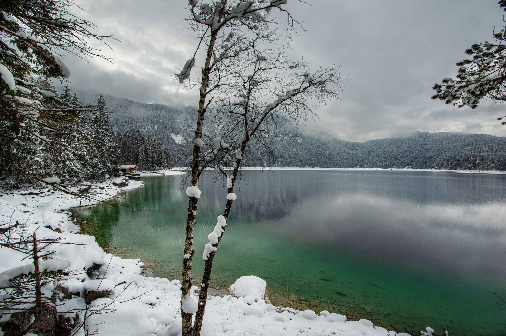 .... nochmals ein bisschen Winter am Eibsee....