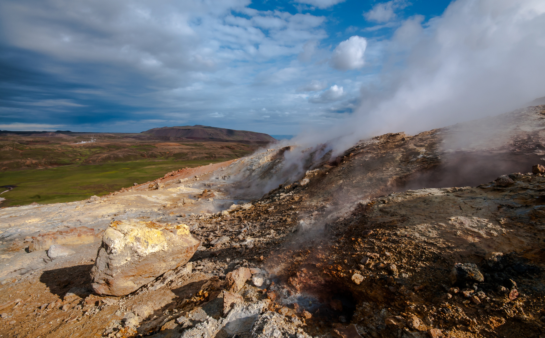 ... nochmals Geothermalgebiet im Südwesten Islands