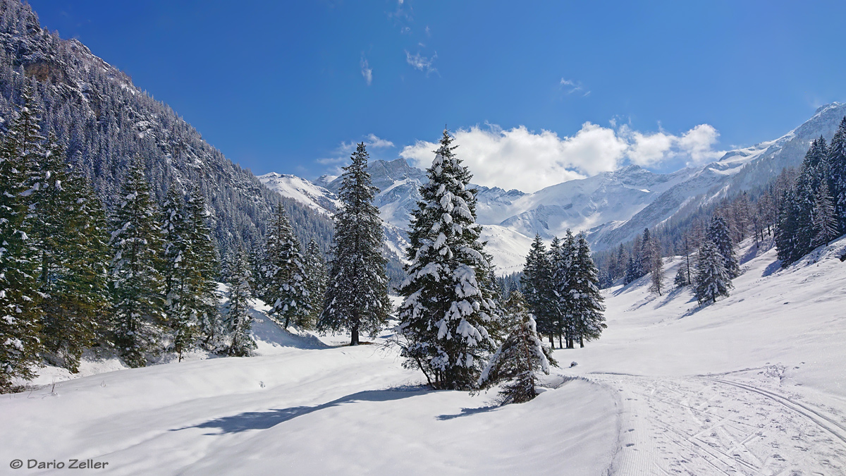 Nochmals Schnee im Valünatal