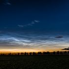 Noctilucent clouds – NLC at night. Leuchtende Nachtwolken – Saison 2019