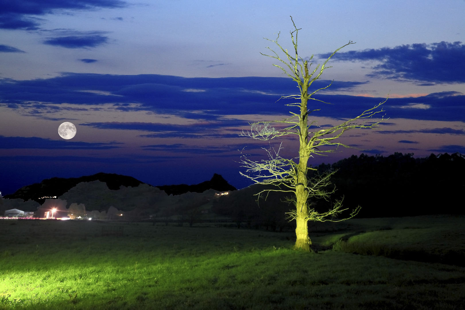 Nocturna Valle de Ardisana. Llanes. Asturias