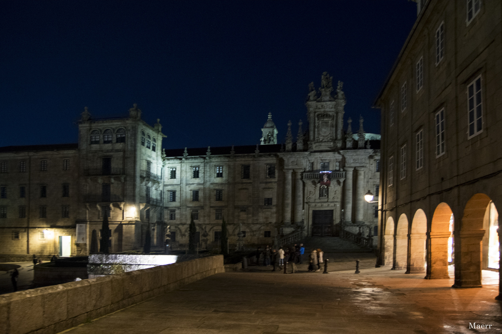 Nocturna.Antiguo Seminario Mayor de Santiago de Compostela