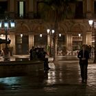 Nocturno; Plaza real Barcelona