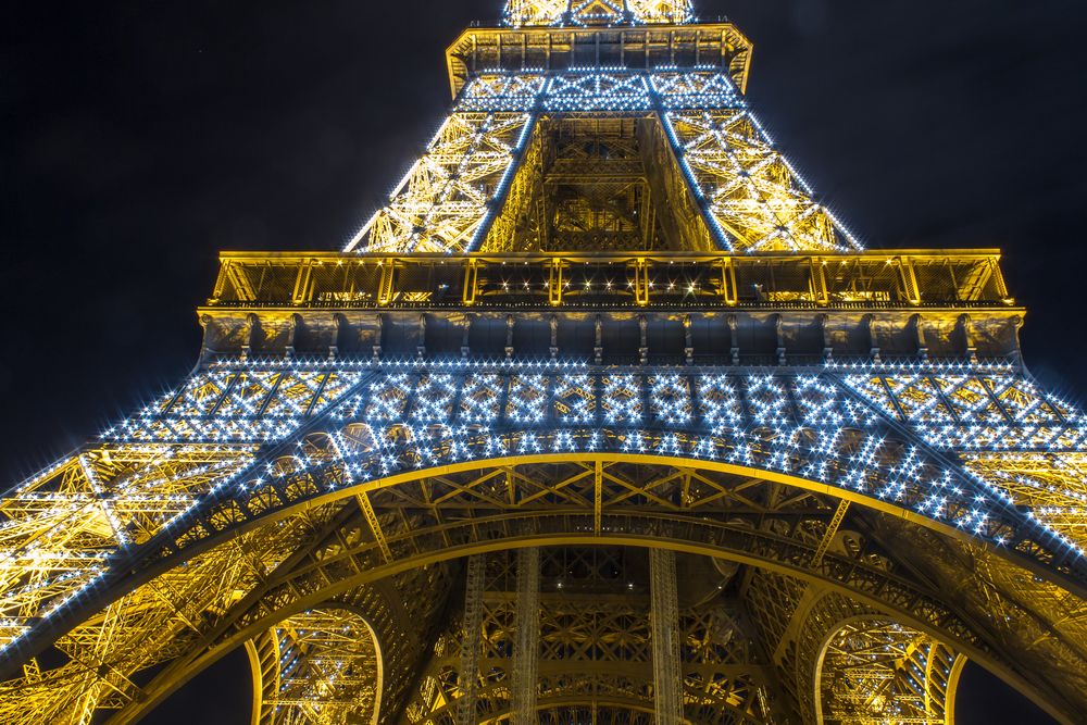 Noël 2012 Tour Eiffel illuminée photo et image europe, france