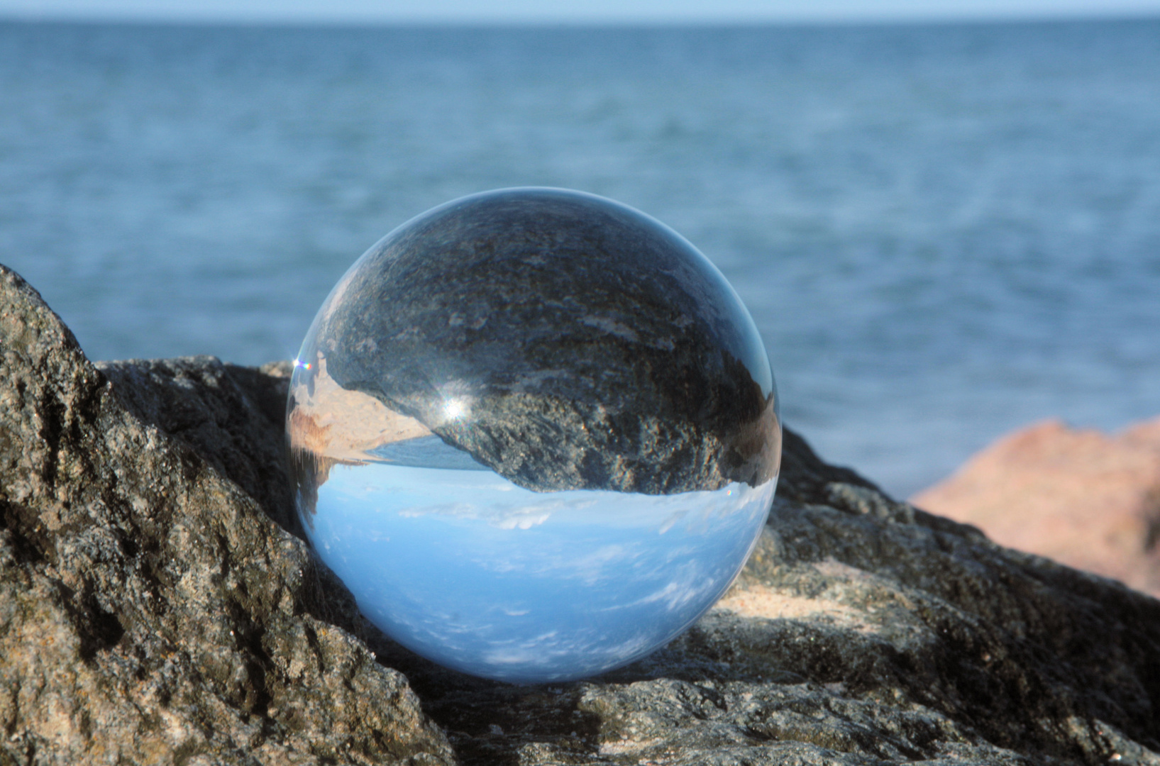 Noer - Mit Lensball am Strand 2