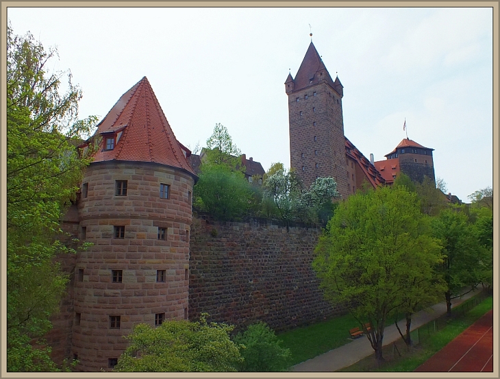 Nördlicher Burggraben der Kaiserburg