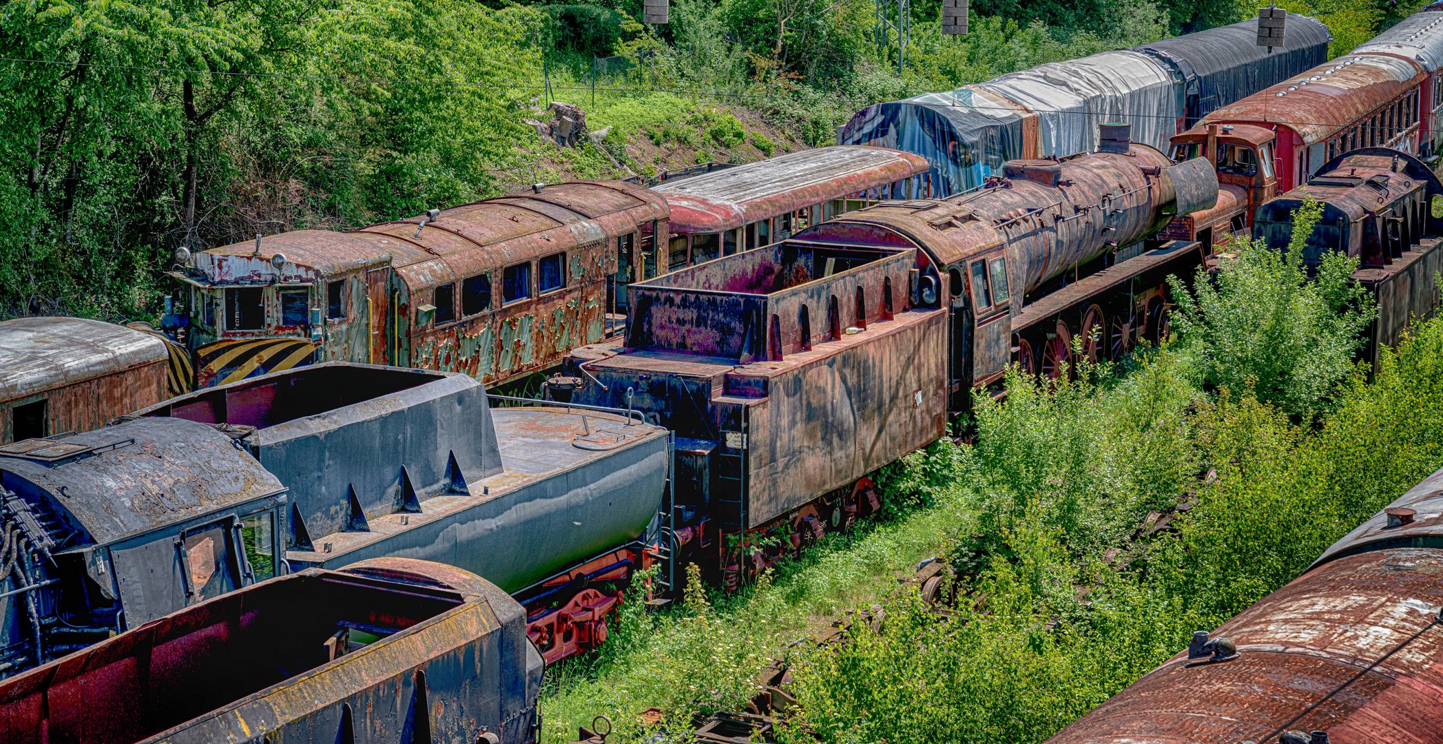 Nördlingen 50. Jahre bayrisches Eisenbahn Museum 