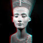 Nofretete Rot/Blau Anaglyph