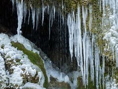 Nohner Wasserfall im Winter