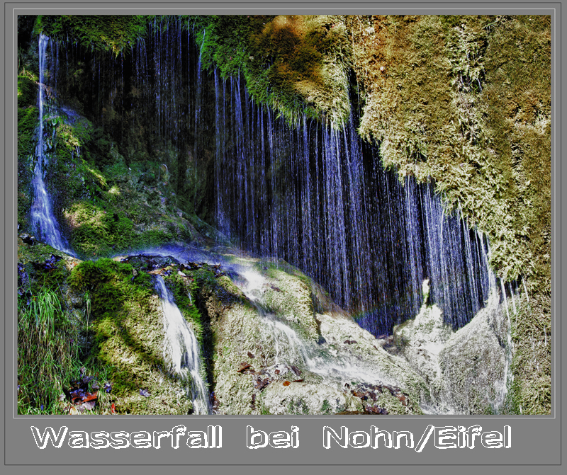 Nohner Wasserfall in der Eifel