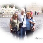 Noi con mia sorella, davanti al Duomo di Messina