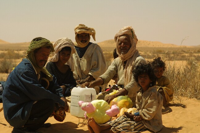 Nomadenvolk in Algerien