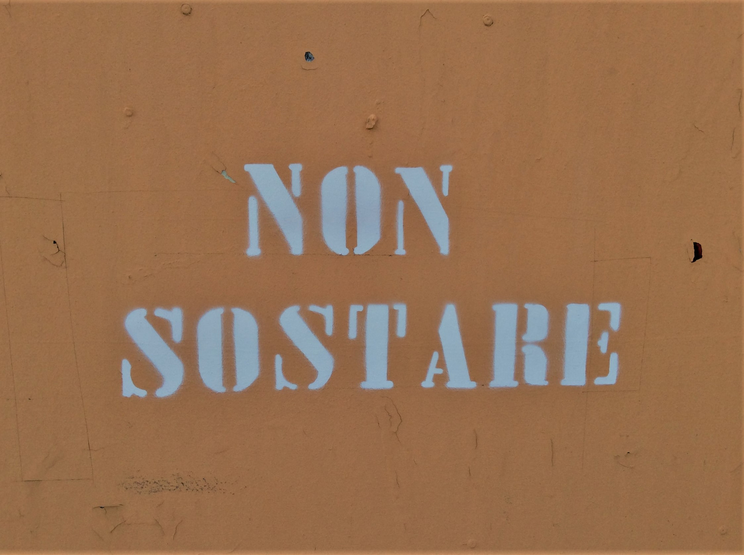 NON SOSTARE